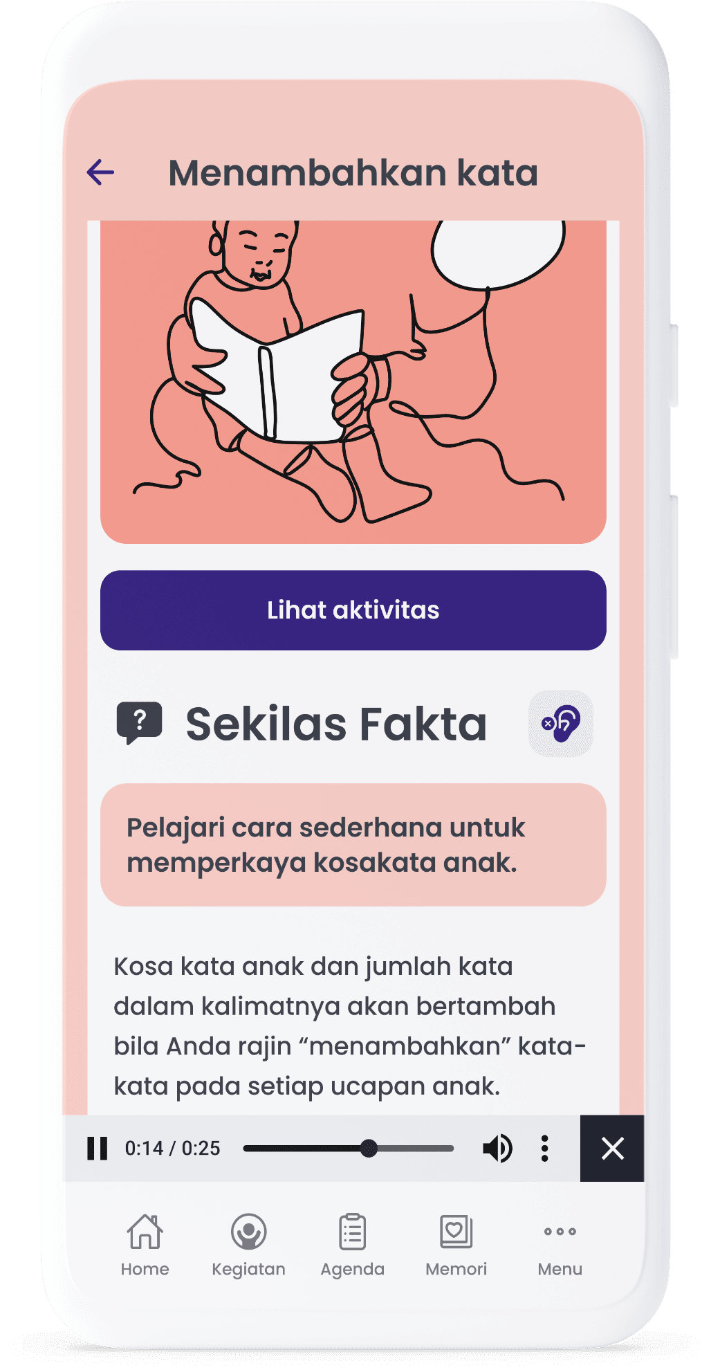 Showcase of activities
