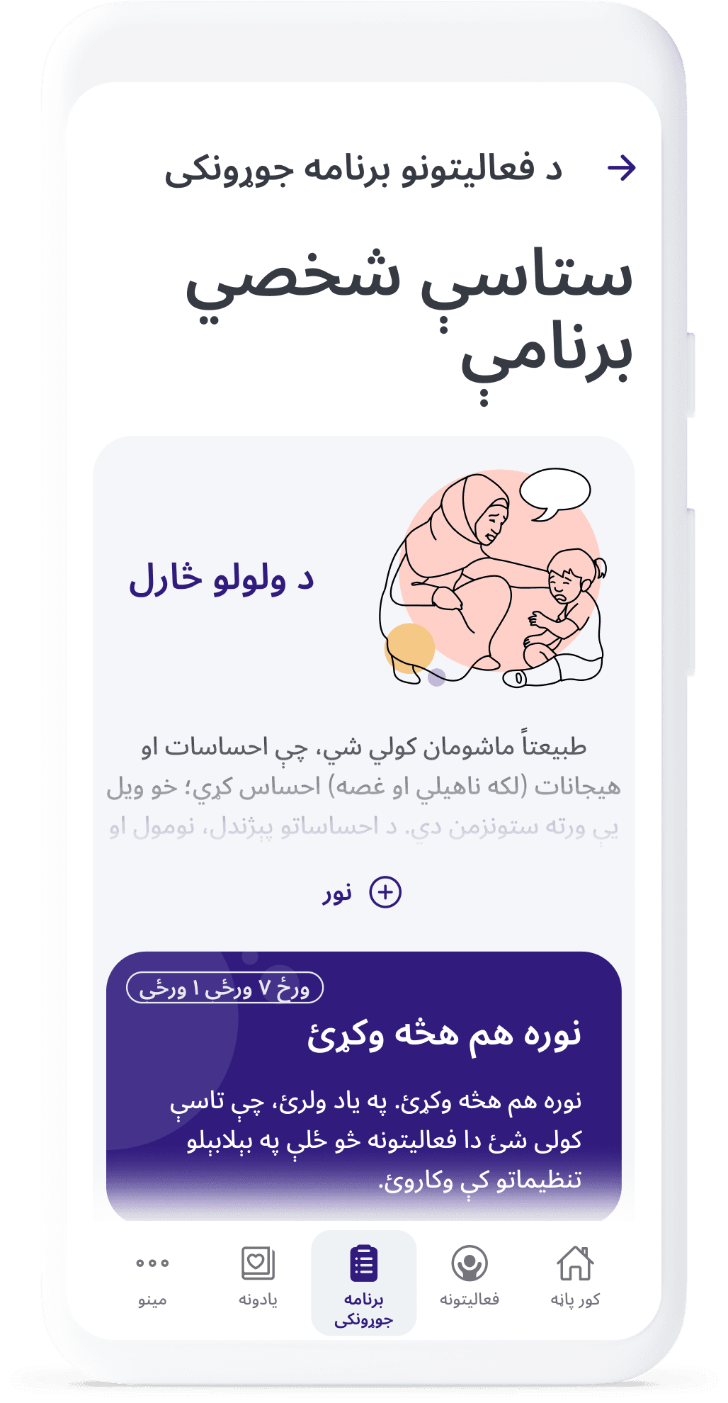 Showcase of activities