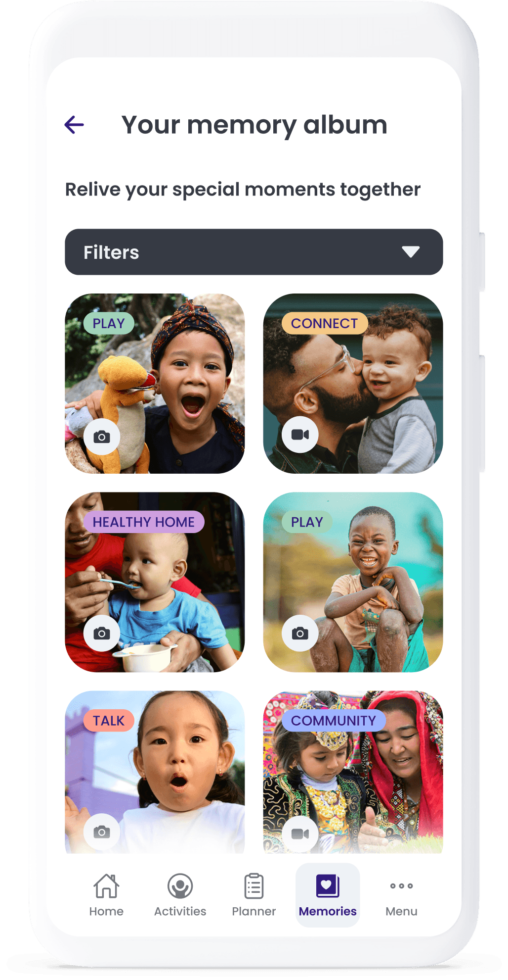 Showcase of activities